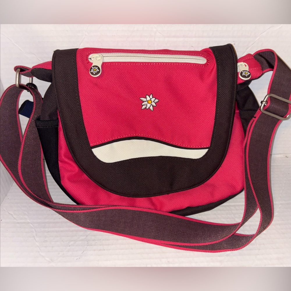 Sherpani Milli Crossbody Purse Bag Brown Orange Travel Crossbody brown pink